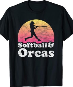 Softball and Orcas Women or Girls Orca T-Shirt