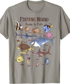 Pixar Finding Nemo Fish Guide Graphic T-Shirt T-Shirt